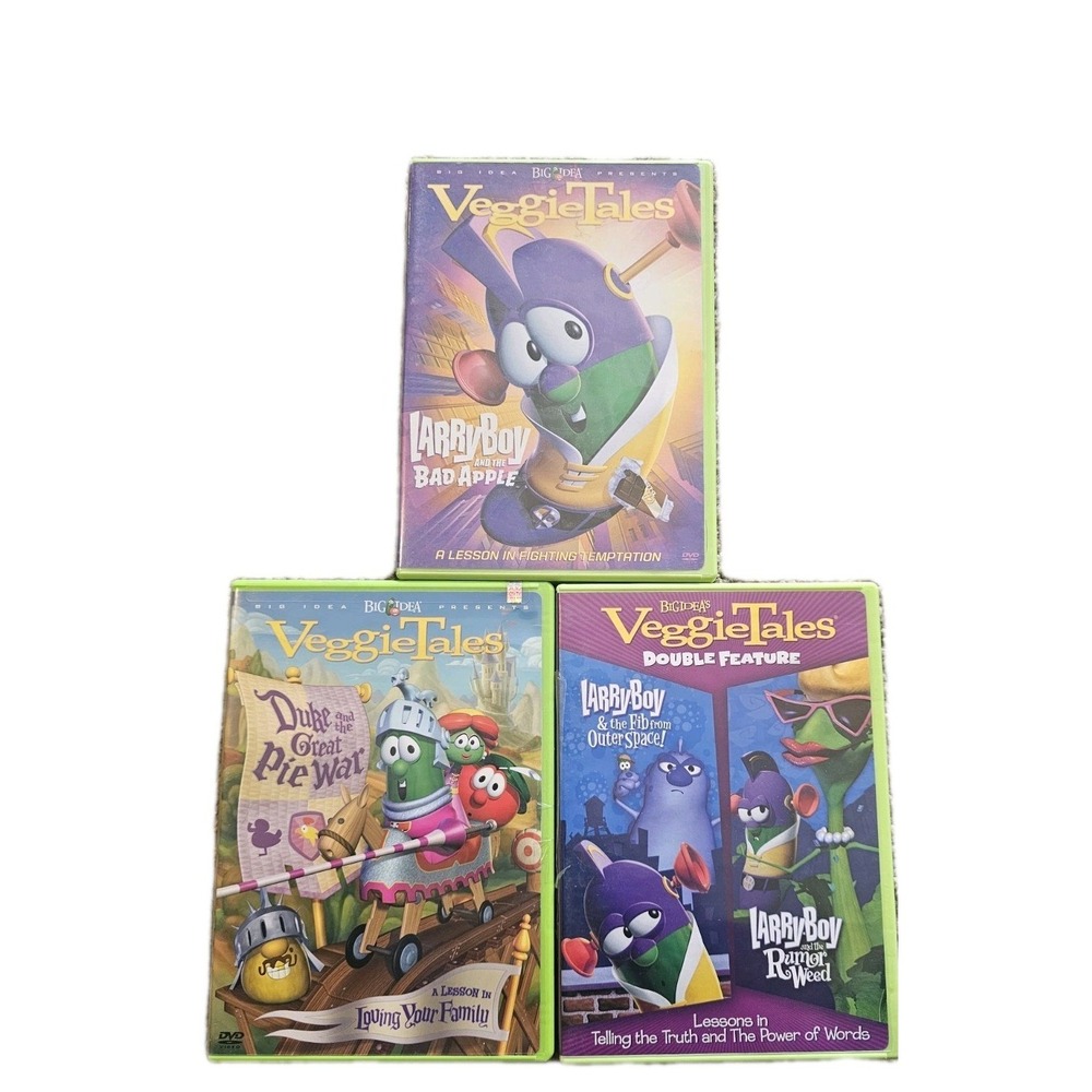 Lot Of 3 Veggie‎ Tales DVDs